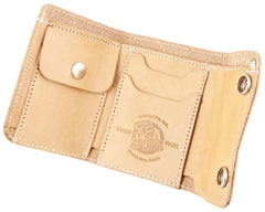 Men's Tri-Fold Chain Wallet - Natural