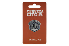 Golden City Enamel Pin