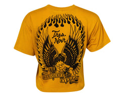 Eagle Womens Crop Top Mustard