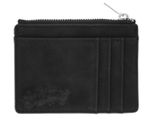 Zipper Card Holder Wallet - Black