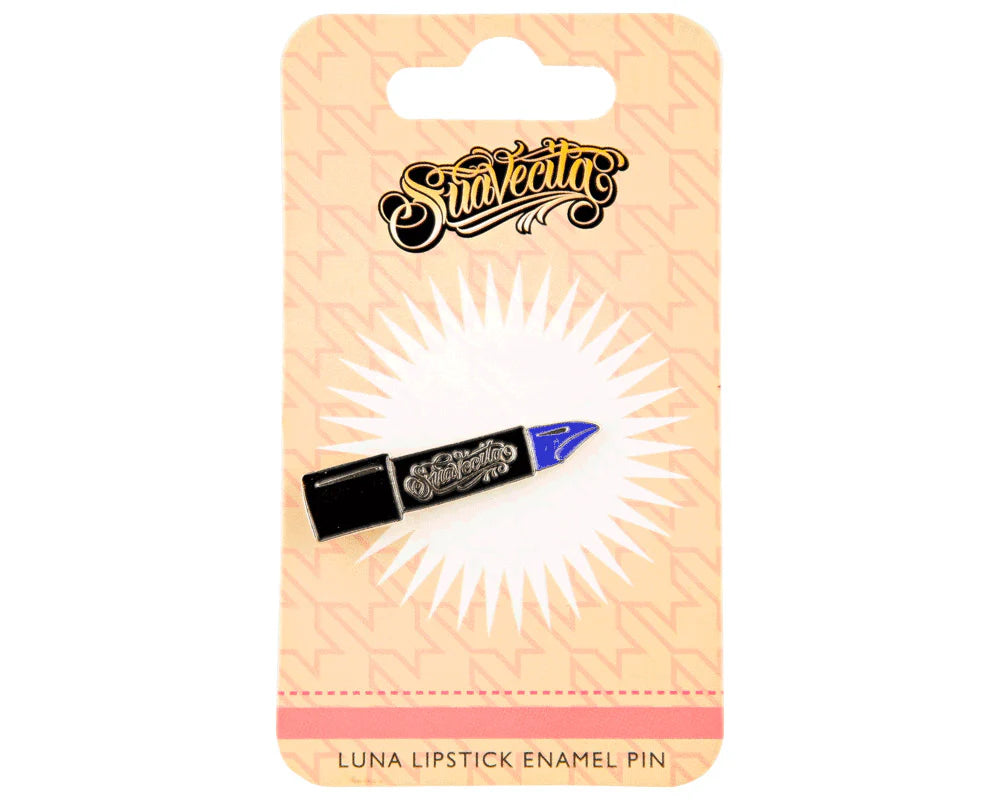 Luna Lipstick Enamel Pin