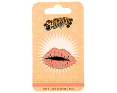 Cita Lips Enamel Pin