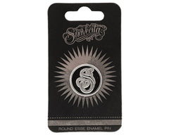 Round Suavecita Esse Enamel Pin - Silver