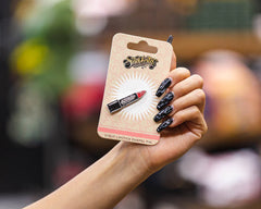 Strut Lipstick Enamel Pin