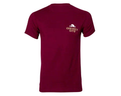 Shaky Dog Tee - Burgundy
