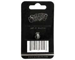 Round Suavecita Esse Enamel Pin - Silver
