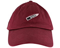 Lipstick Dad Hat - Burgundy